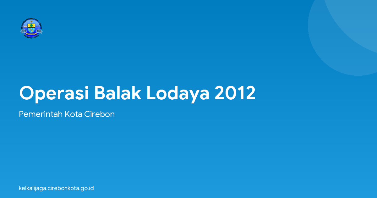 Operasi Balak Lodaya 2012