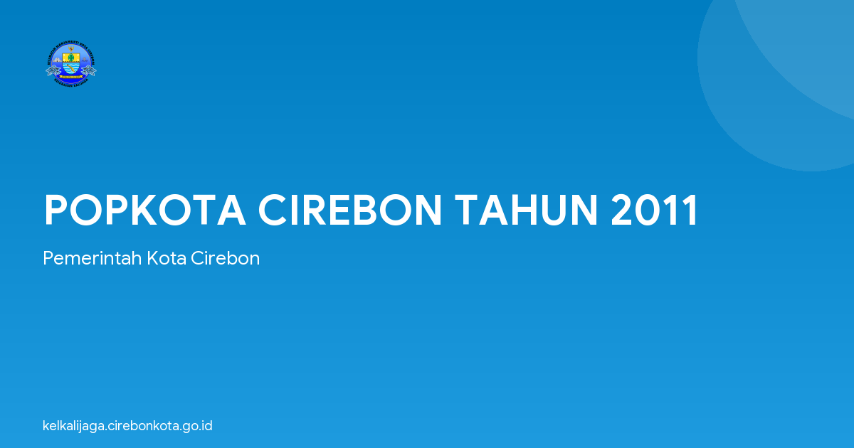 POPKOTA CIREBON TAHUN 2011