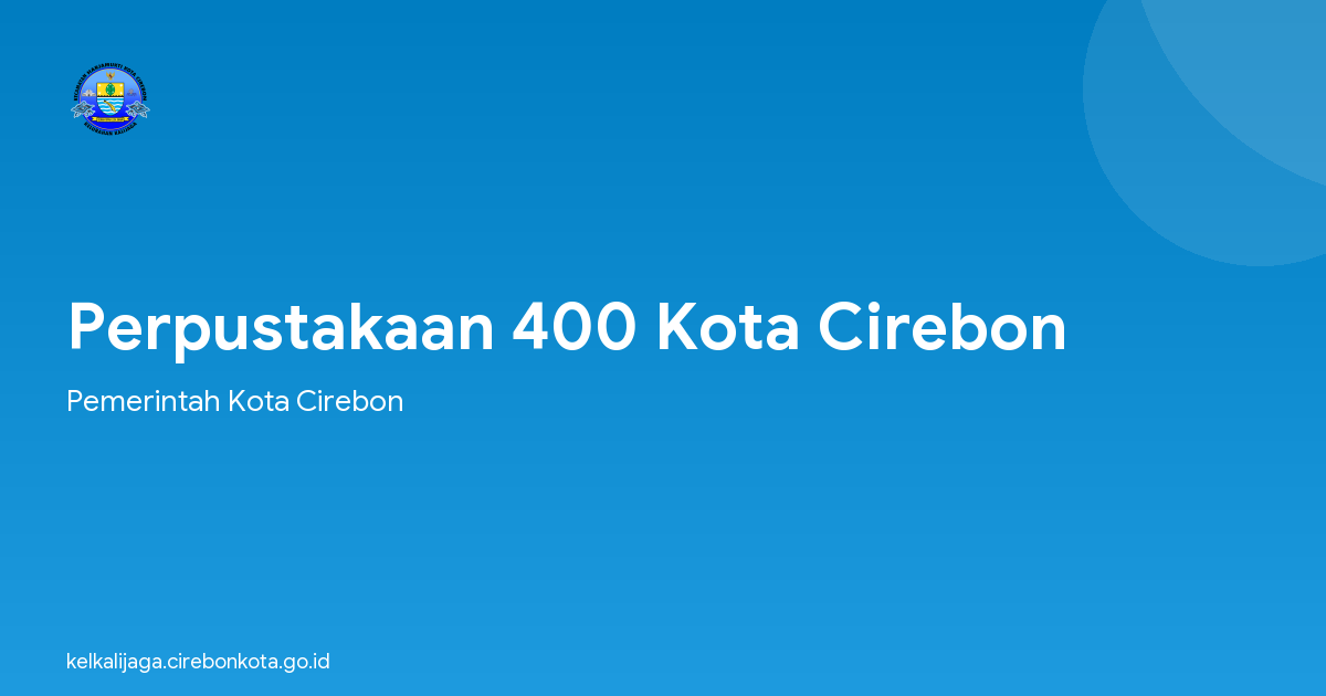 Perpustakaan 400 Kota Cirebon