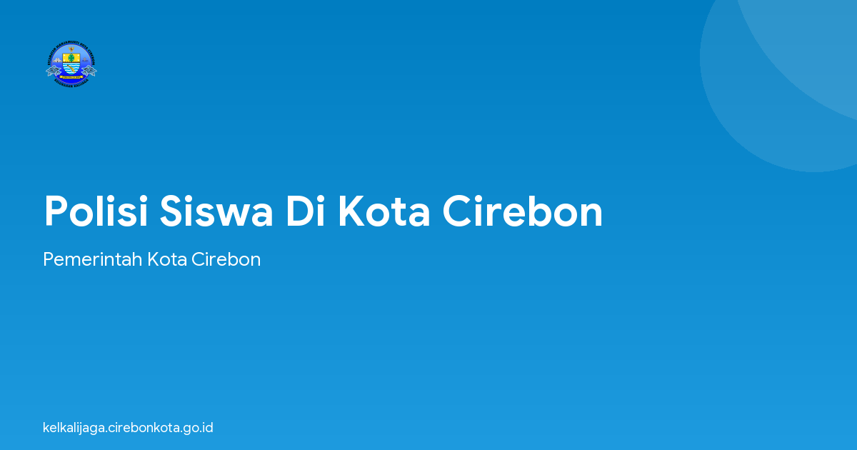 Polisi Siswa Di Kota Cirebon
