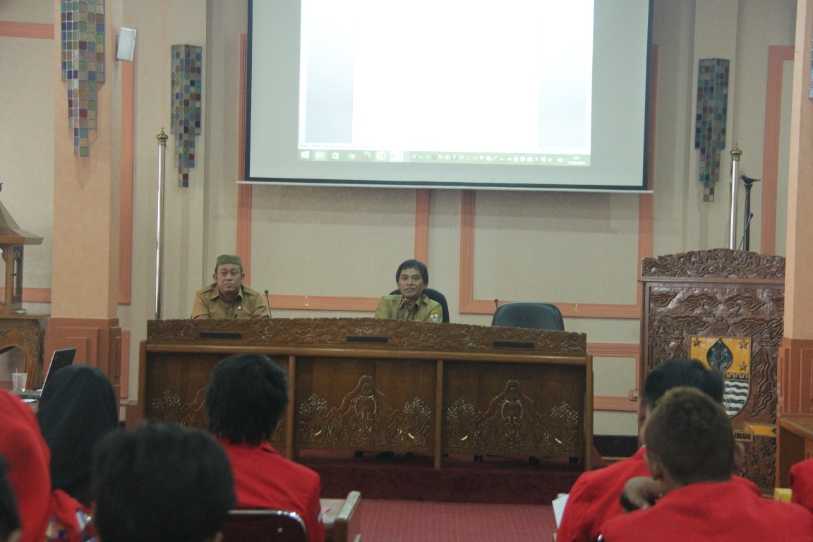 BEM Mahasiswa Fakultas Hukum UNTAG Kunjungi Balaikota Cirebon