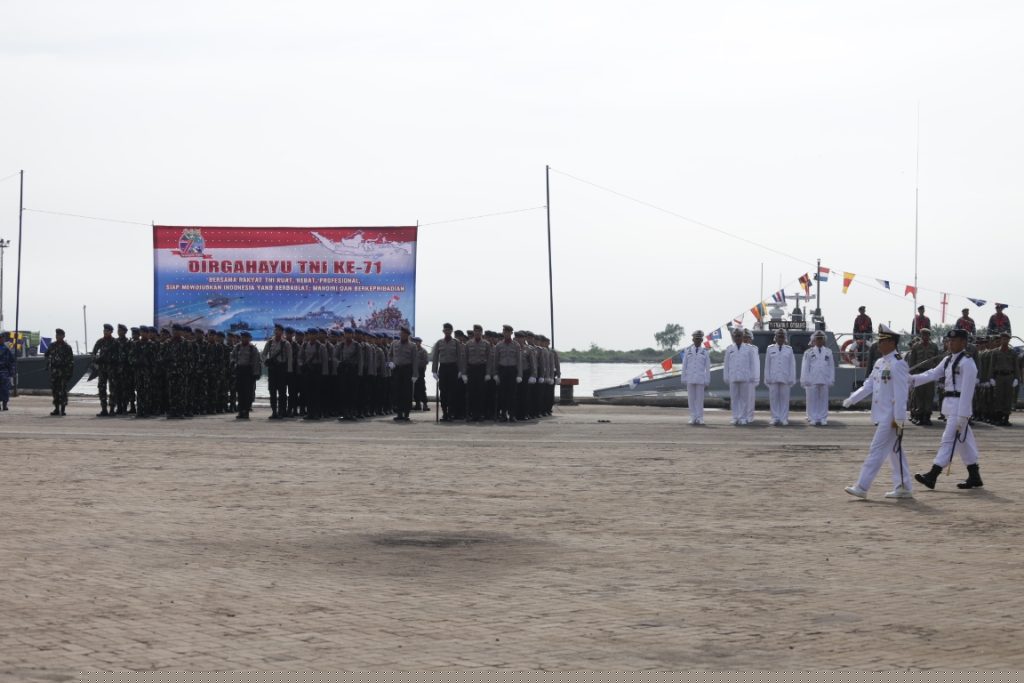HUT Ke-71 TNI SIAP TINGKATKAN PROFESIONAL KERJA