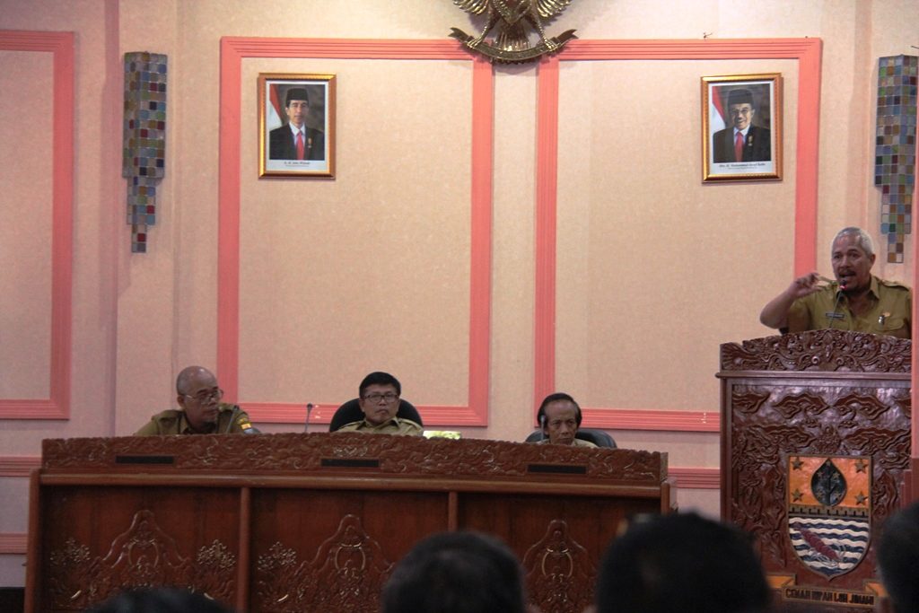 RAPAT KORDINASI SATGAS PENGELOLA KAWASAN OLAHRAGA BIMA KOTA CIREBON